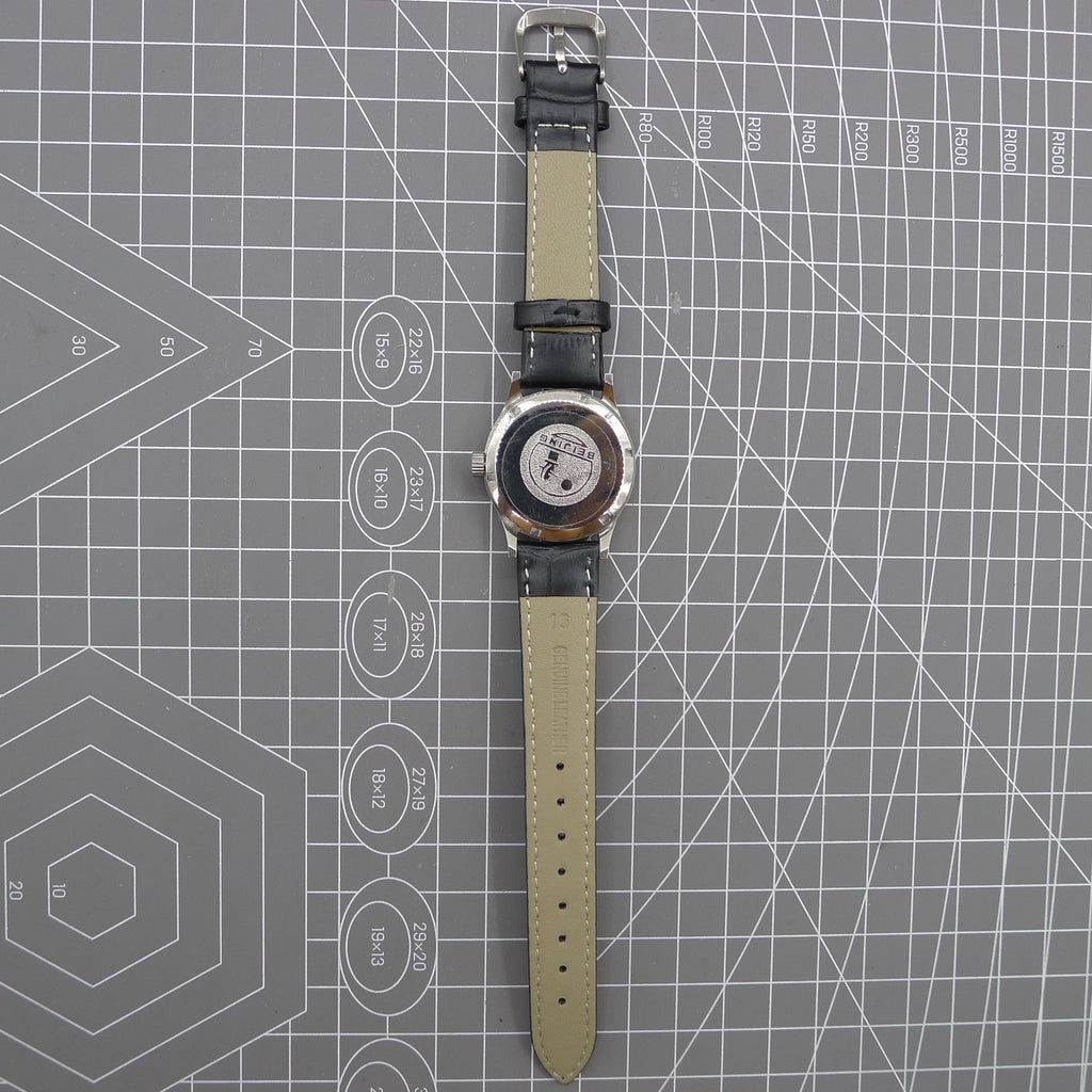 31mm China Made Beijing Double Rhomb Manual Mechanical Watch 3 Hands Silver Case