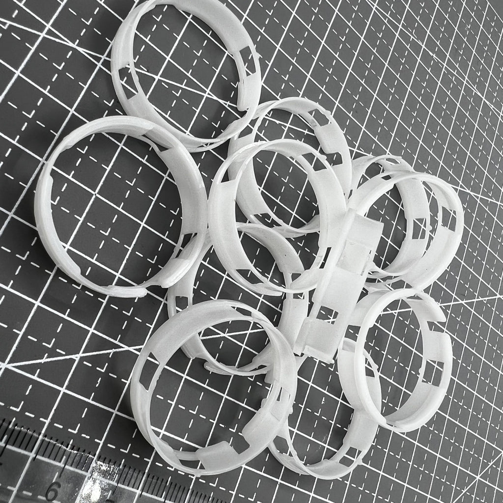 5 PIECES 6.5x27.5mm Cushion Mount Spacer Ring for ETA 2824/2836/2846 Movement