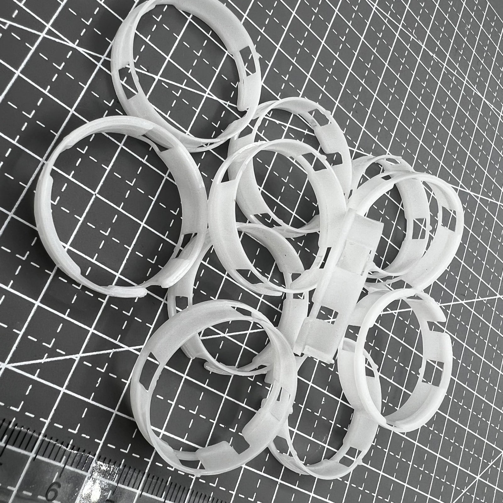 5 PIECES 6.5x27.5mm Cushion Mount Spacer Ring for ETA 2824/2836/2846 Movement