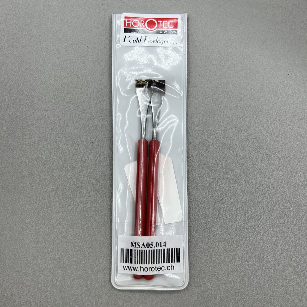 MSA05.014 Horotec Hand Levers Pair for Wrist Watches Width Tips 10.00mm