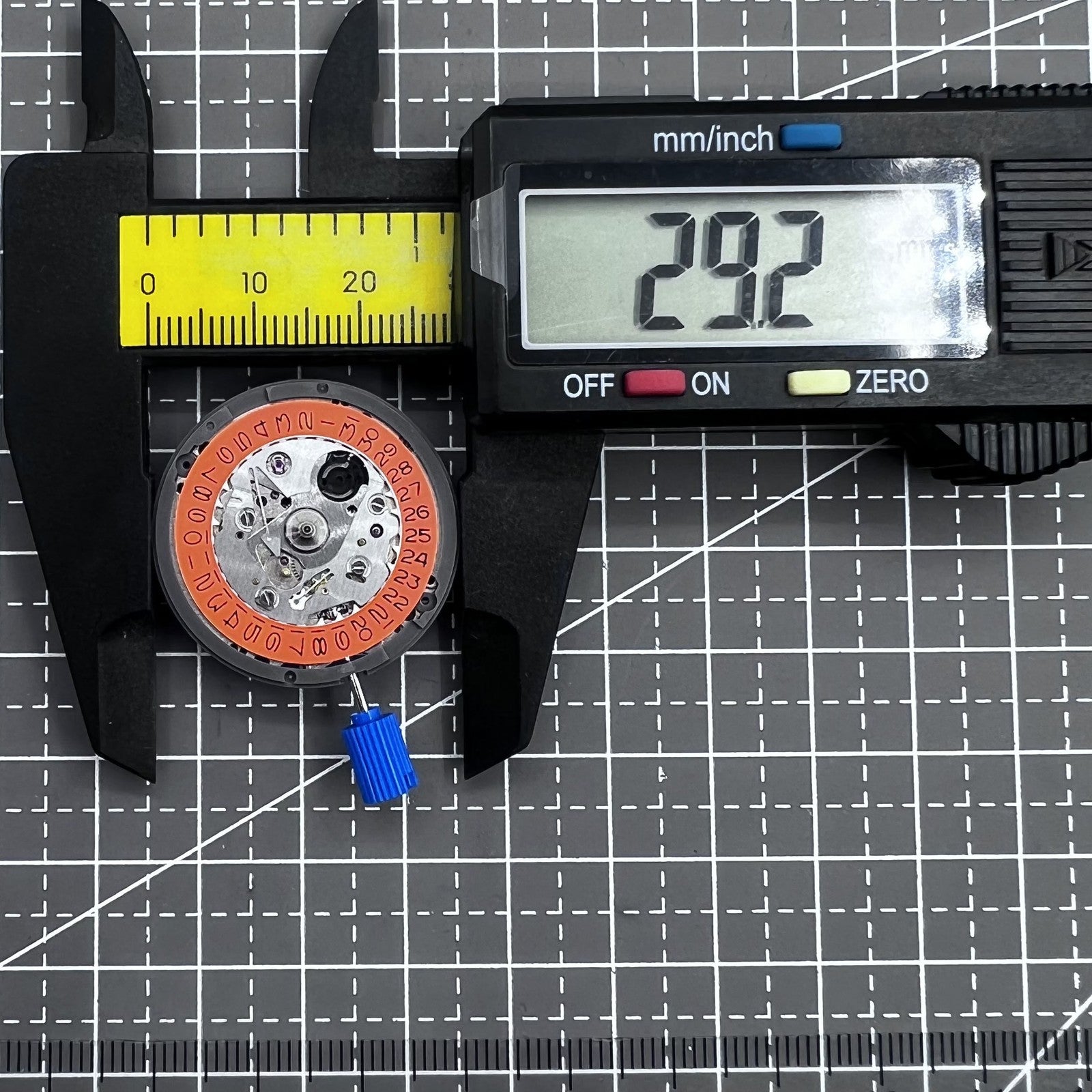 Japan Seiko NH35 Automatic Mechanical Movement High Accuracy Orange Disk