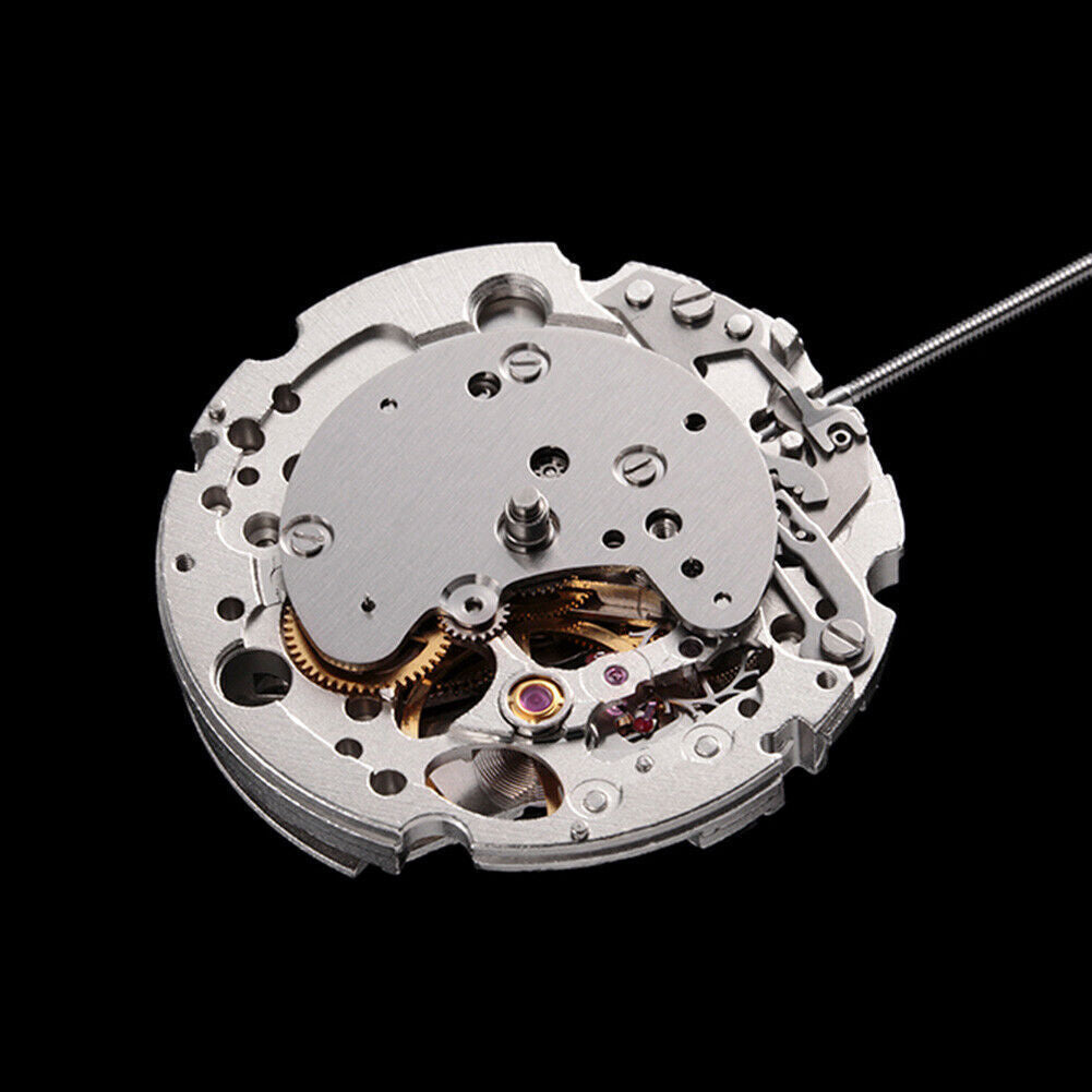 Miyota / Citizen 82S7 Silver Plated Japan Automatic Mechanical Movement