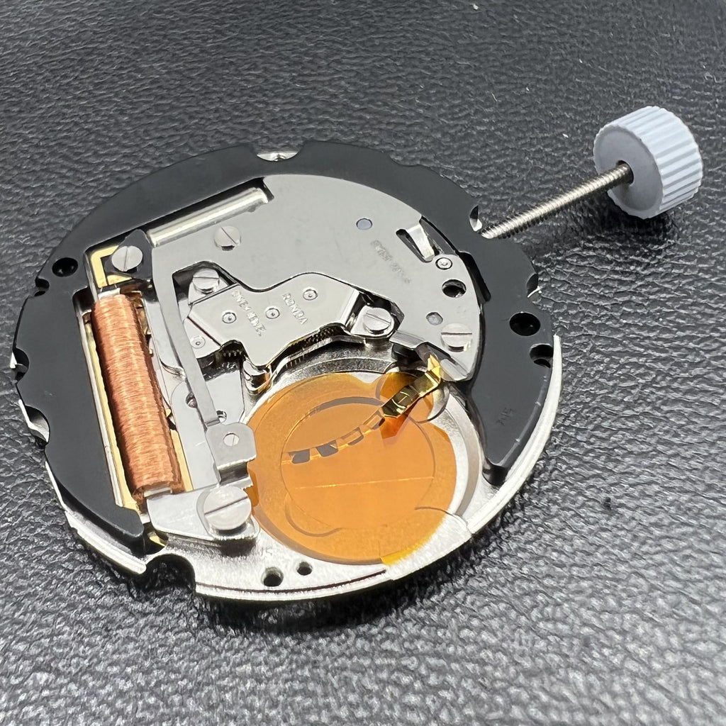 Ronda 705 Quartz Movement Date At 6 3 Hands Single Calendar