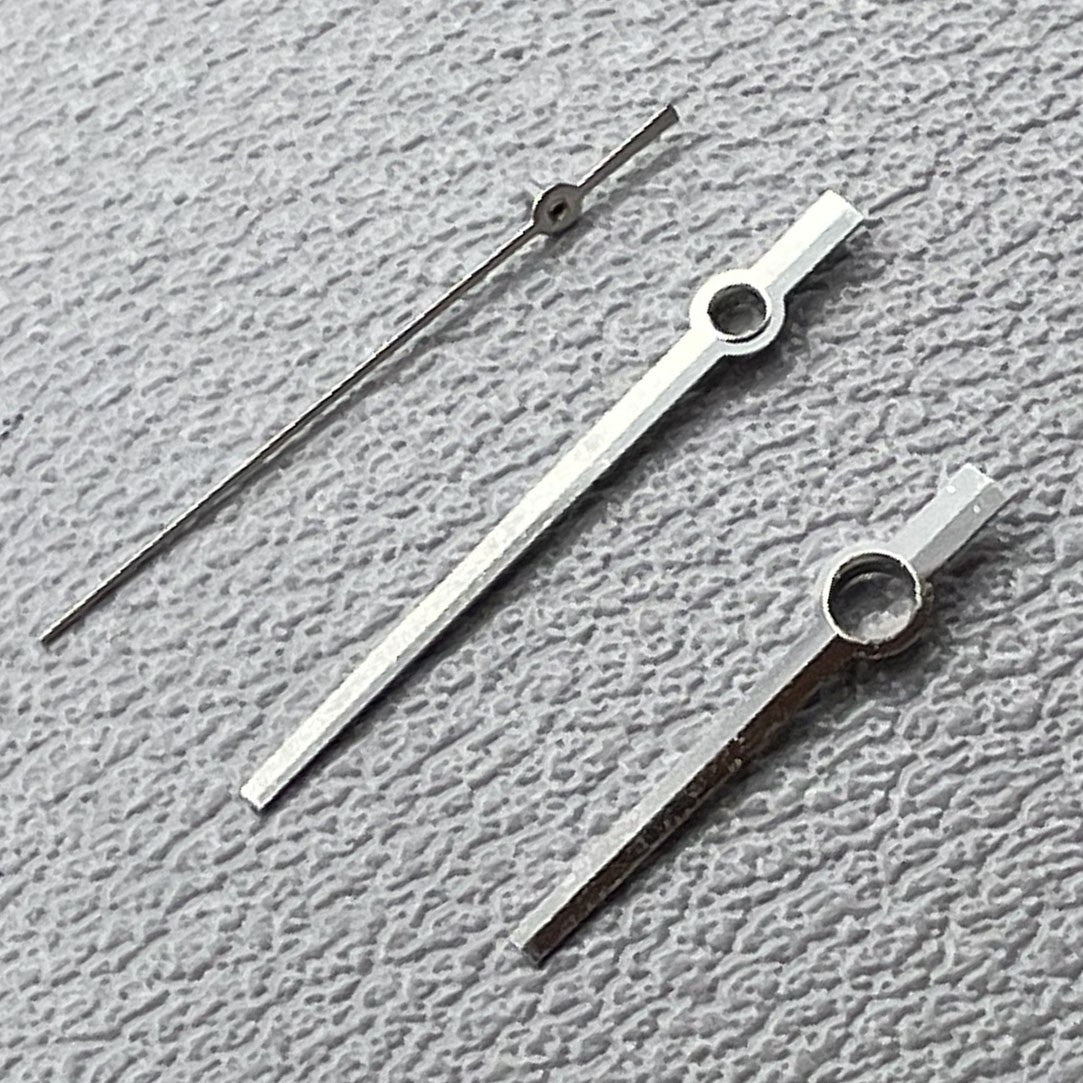 2 Sets/Pack Modified Dayjust High Canon Silver Hands for Miyota 8285 Movement