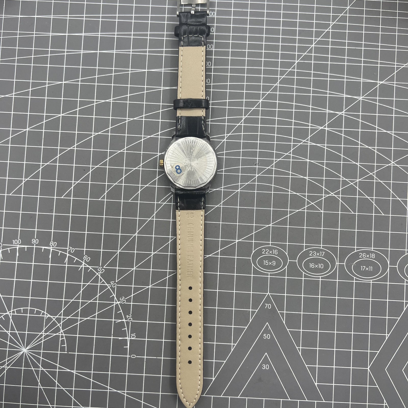 34mm Shanghai Factory Made Manual Mechanical Watch Black 19 Jews Shock-Resistant