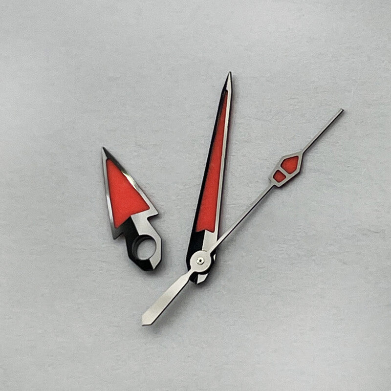 New C3 Red Luminous Watch Hands Set For NH35/36/4R/6R Movement P1-7-C