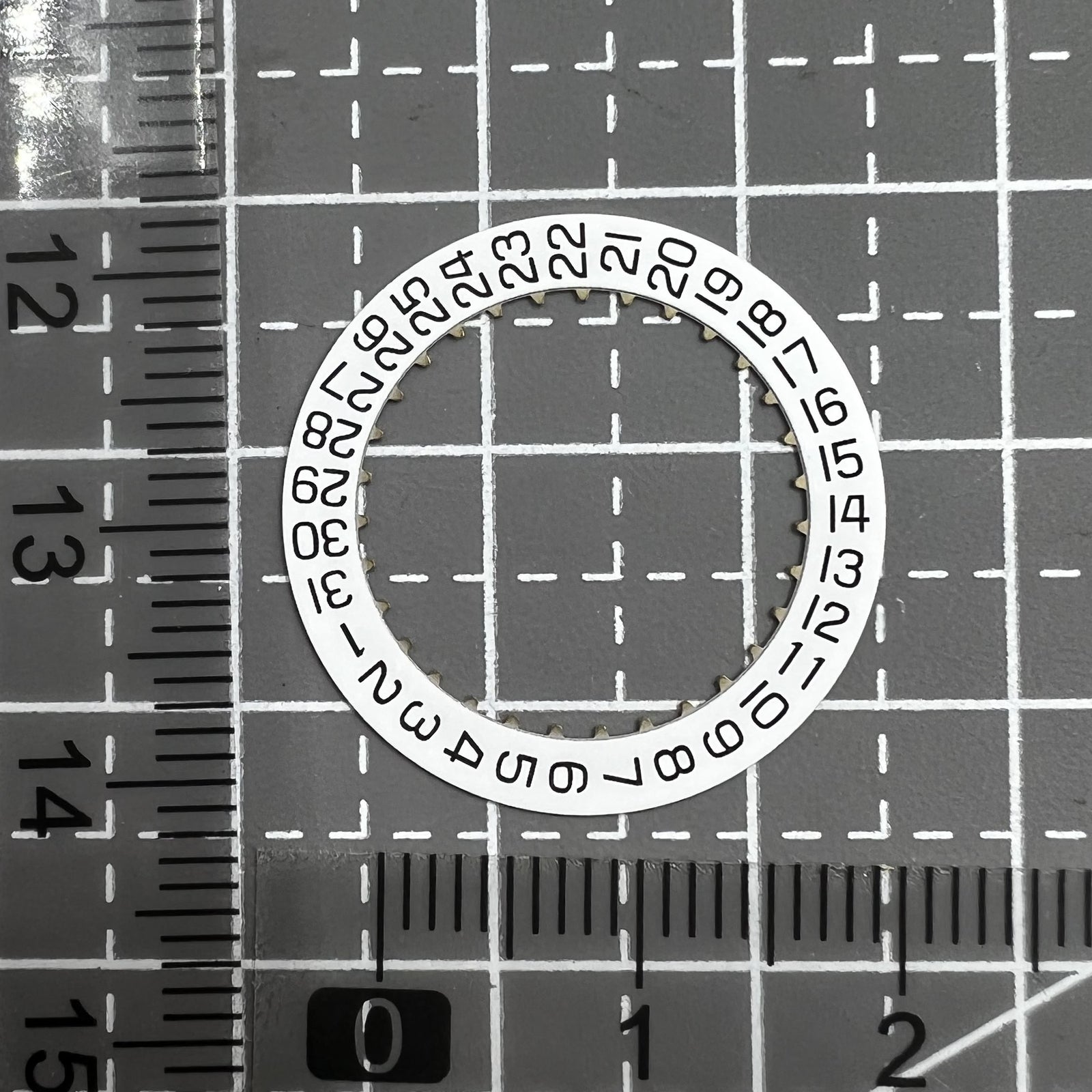 Generic Date@3 White Date Disk Wheel Date Wheel for Movement ETA 2824-2