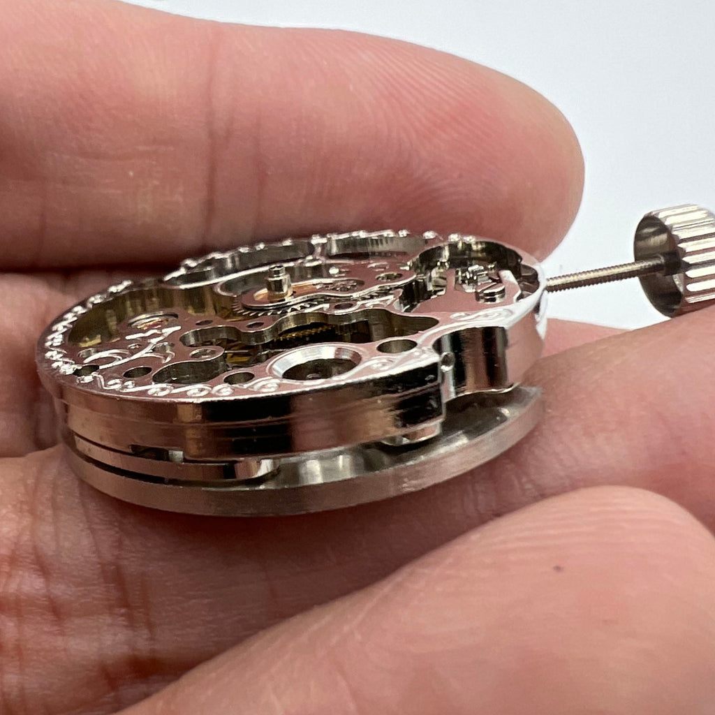 7120 Silver Hollow Extra Large Automatic Mechanical Movement
