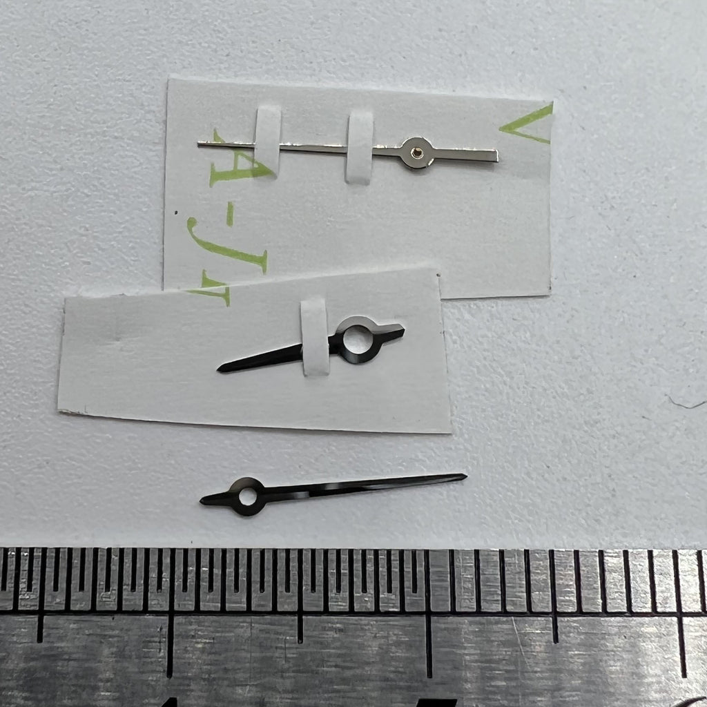 Silver 3 Hands Watch Hands for Ronda 763 Quartz Watch Movement 9.5mm/9mm/6mm