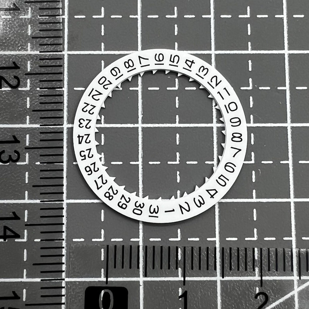3 PIECES White Date Disk Wheel Date Wheel Date@3 for Miyota 8215 8200