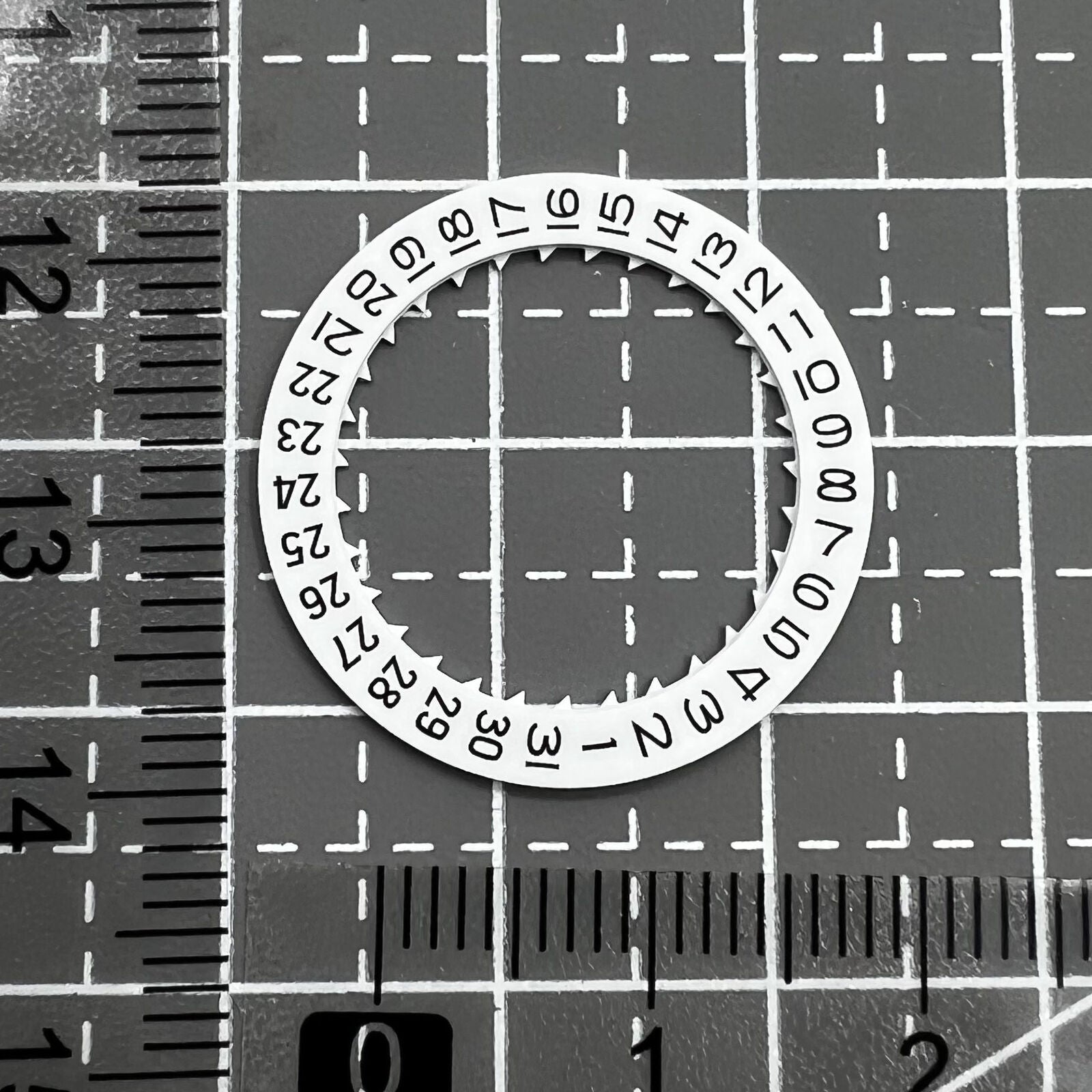 3 PIECES White Date Disk Wheel Date Wheel Date@3 for Miyota 8215 8200