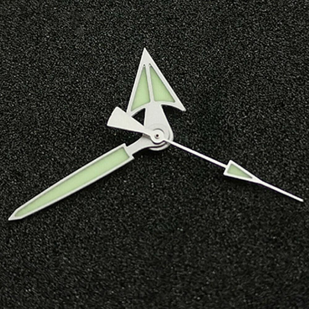 C3 Green Luminous Watch Hands Sets For  SKX/SBBN NH35A/NH36A P1-2C