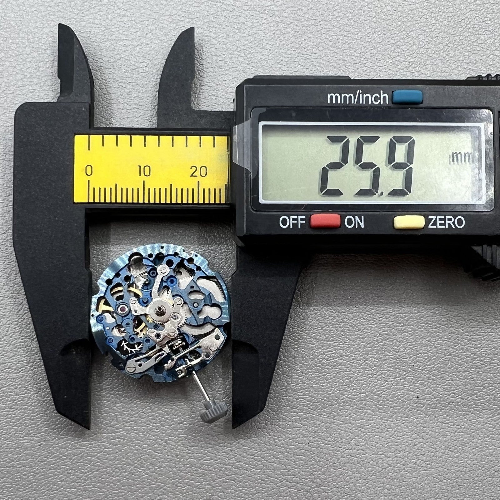 Genuine Miyota 8N24 Blue Hollow Automatic Mechanical Movement