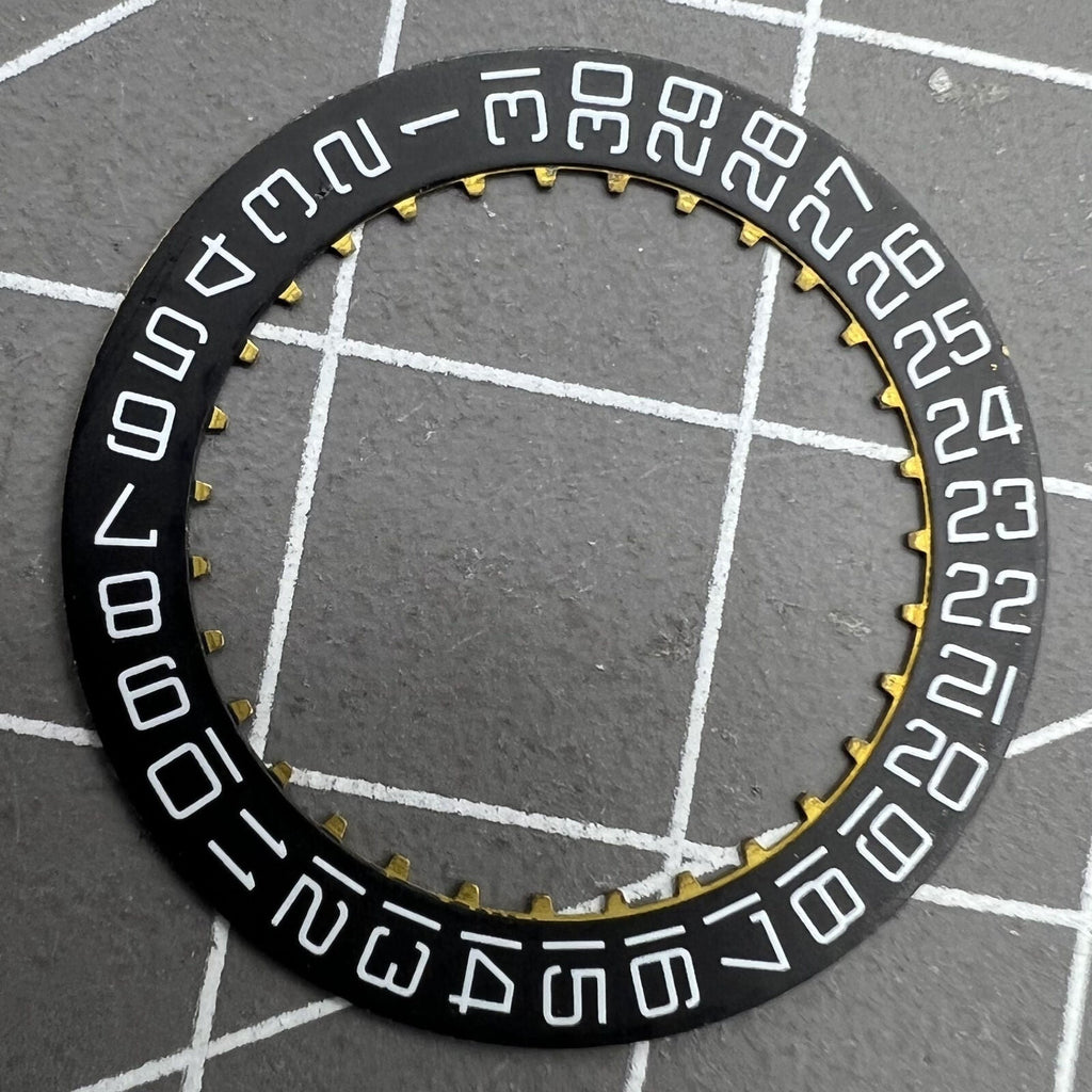 Swiss Black Date Disk Wheel Date Wheel Square Font for ETA2824 Date@3 Movement