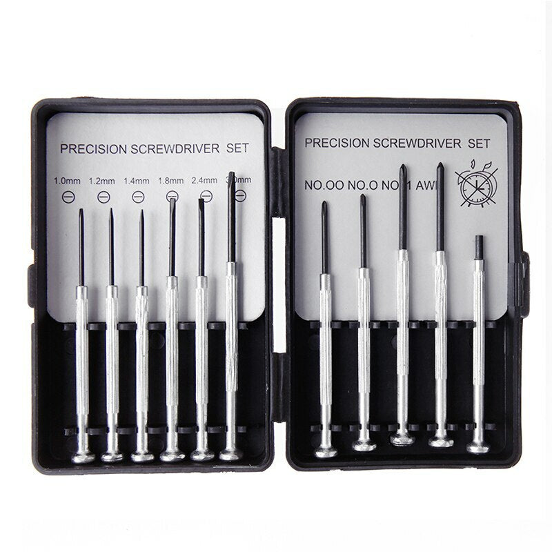 11Pcs Micro Screwdriver Set Precision Watch Jewelry Glasses Repairs Kit