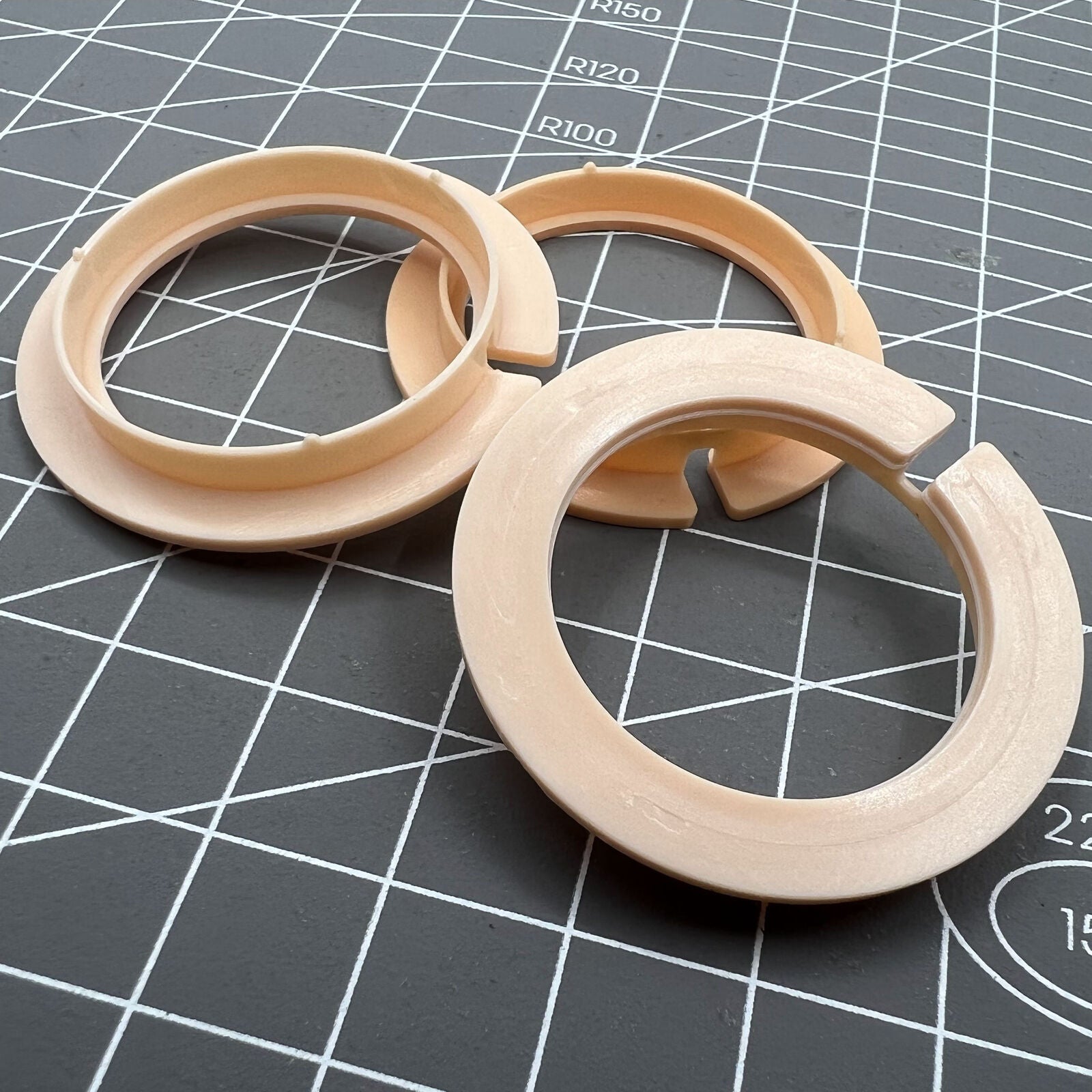 3 PIECES Watch Case Mount Spacer Ring Fixing Ring for Movement ETA2824-2