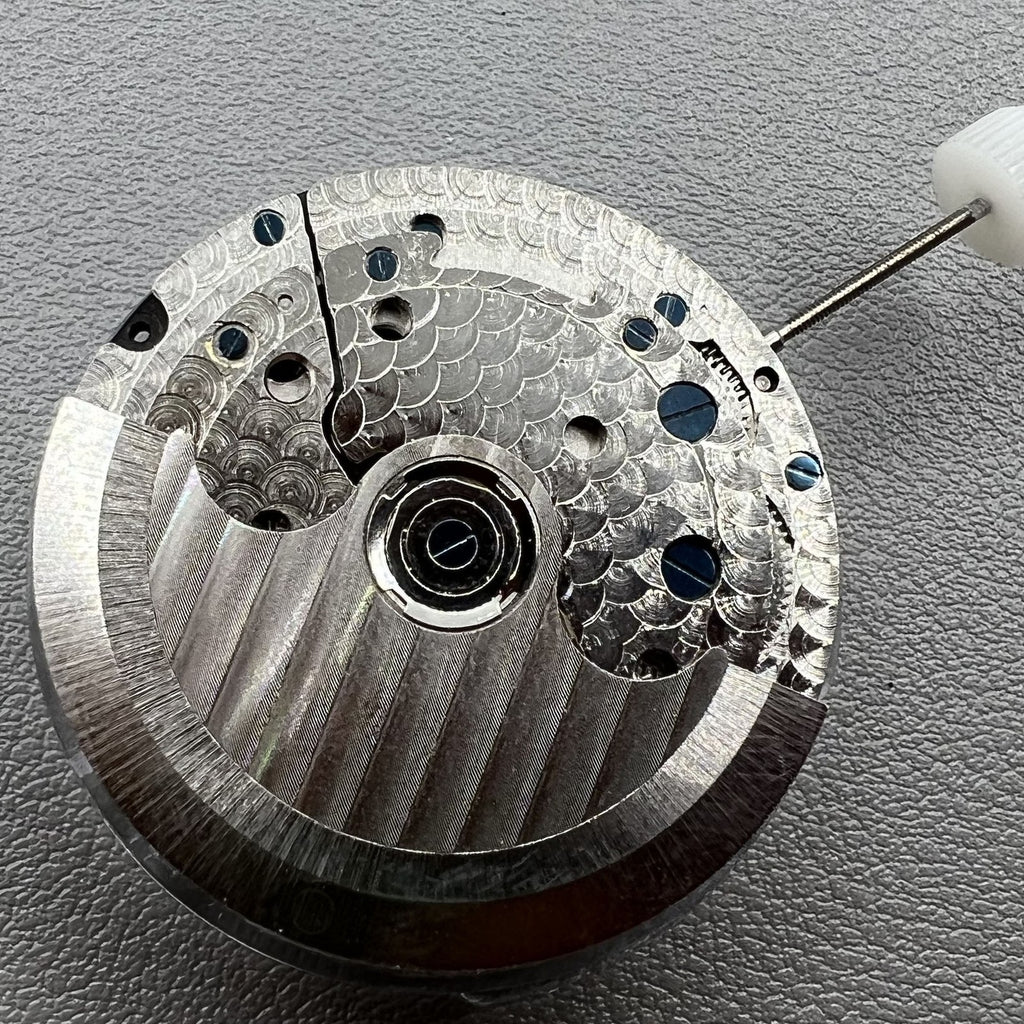 Black Multifunctional Automatic Mechanical Movement Double Flywheel
