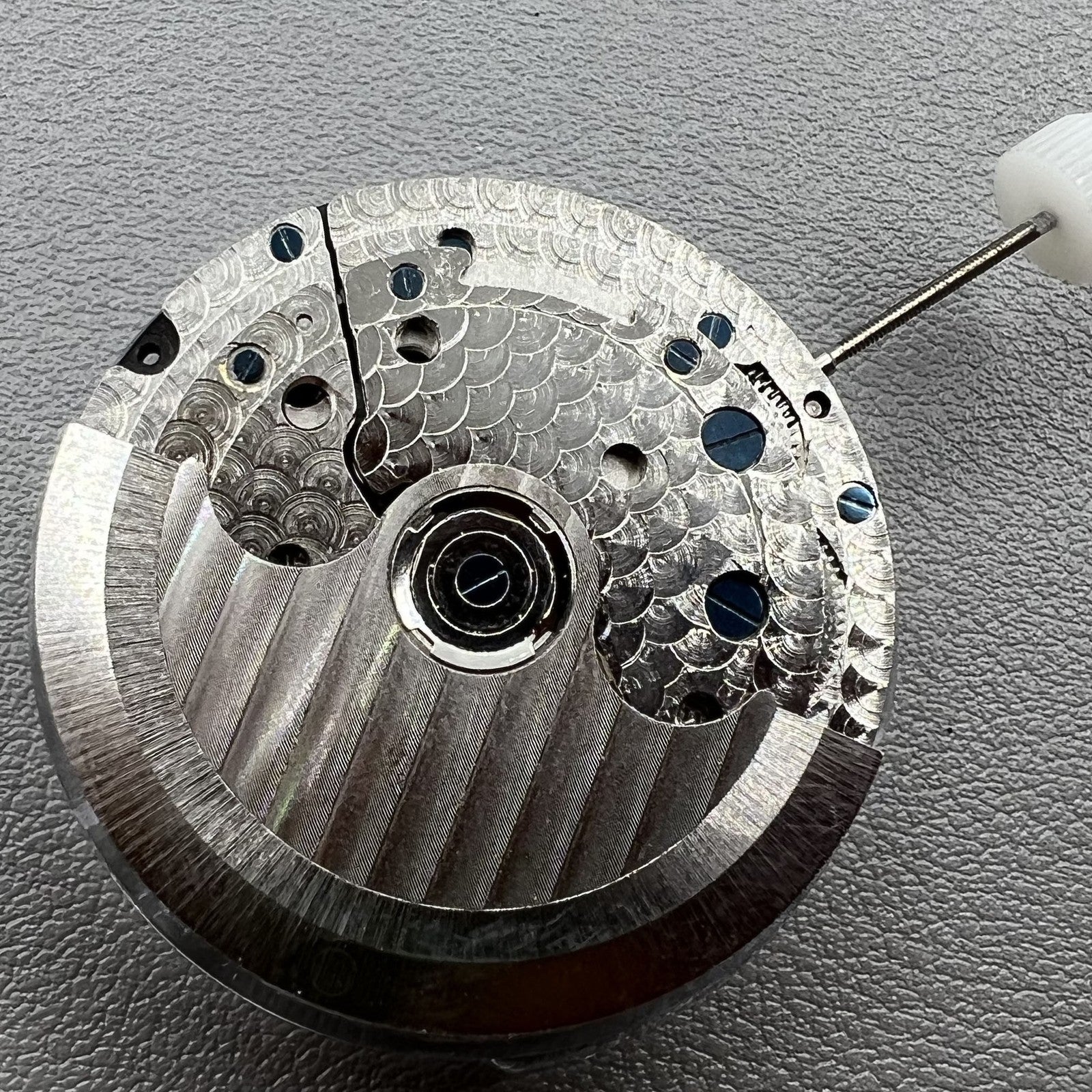 Black Multifunctional Automatic Mechanical Movement Double Flywheel