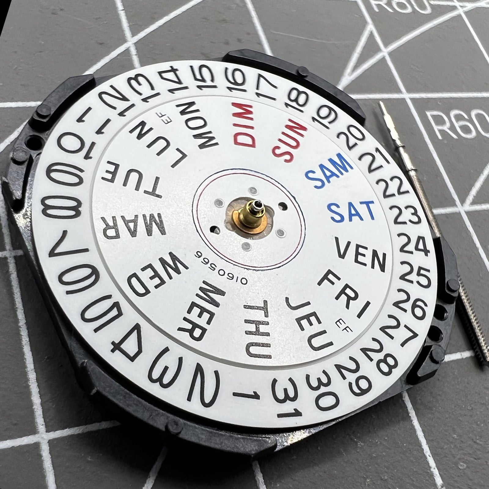 Japan Hattori Epson VX43 VX43E Watch Quartz Movement