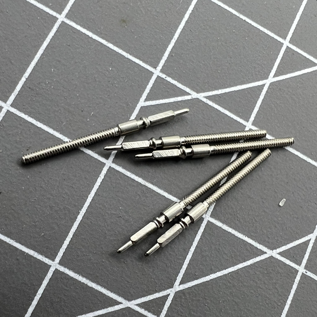 2 PIECES Watch Winding Stems Spare Parts Fit for ETA 2783 2784 2789 Movement