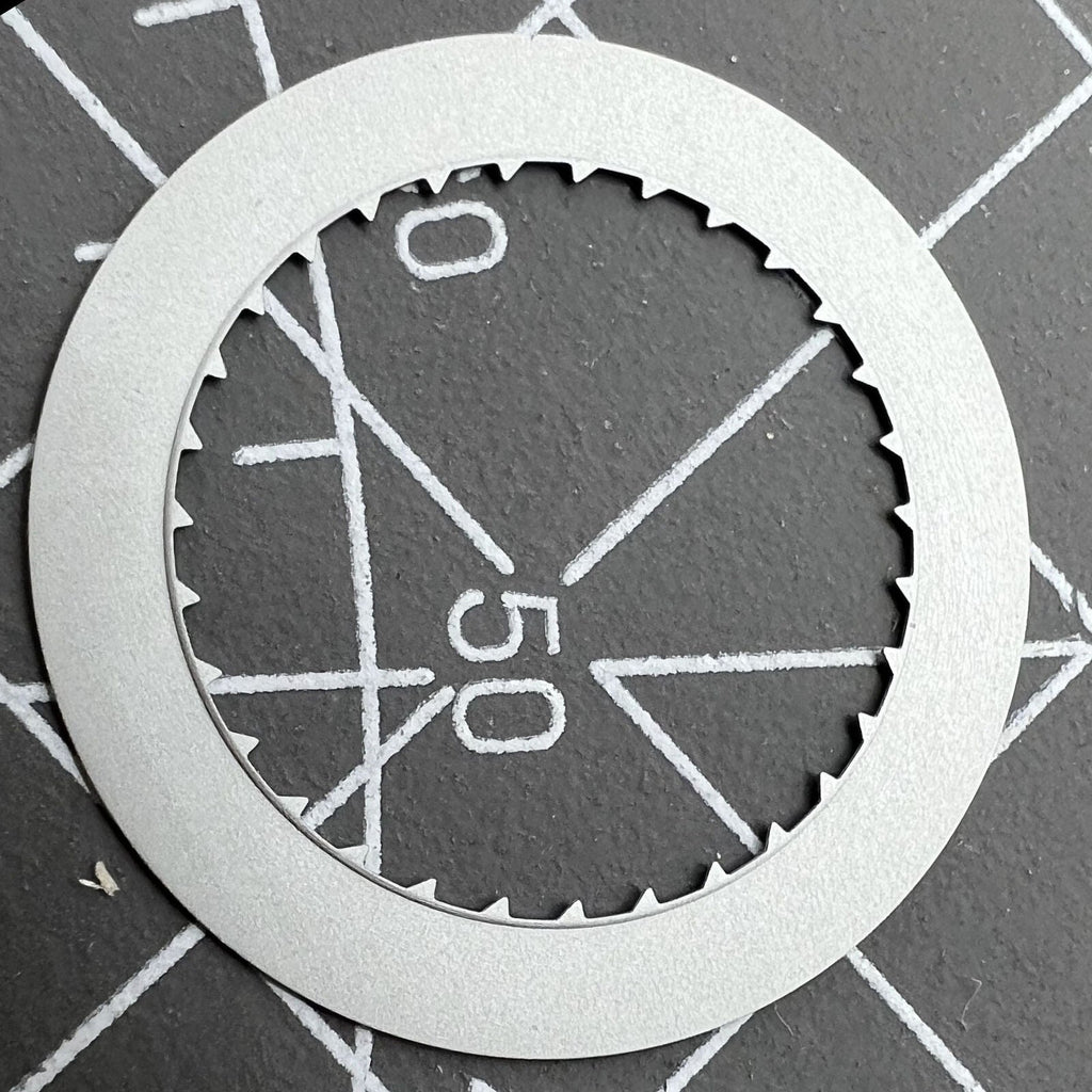 2 PIECES Japan Original Date Disk Wheel for Miyota 9015 Movement Date@6