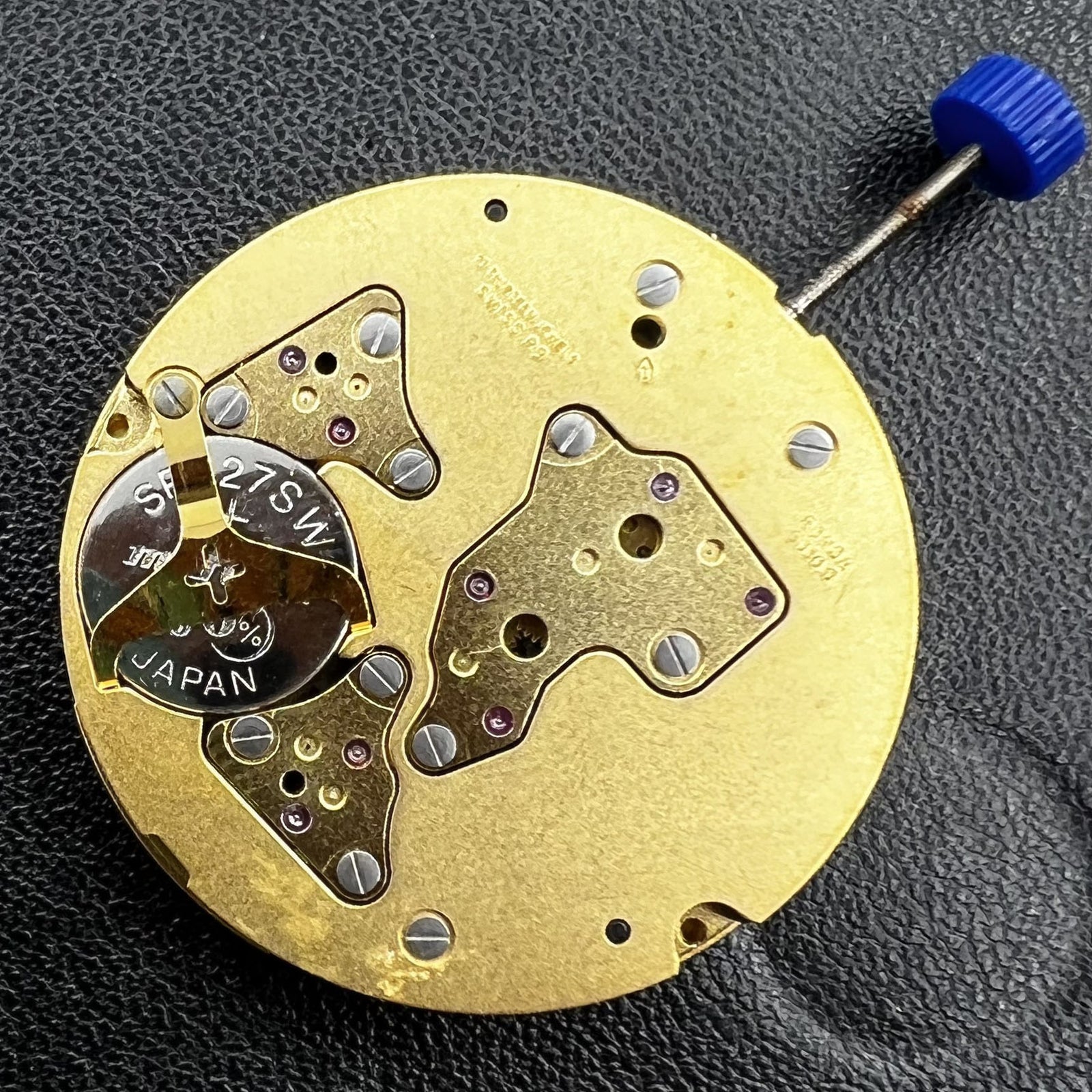 Swiss Made Ronda 5030D Quartz Movement Black Disk Date At 4 Watch Part