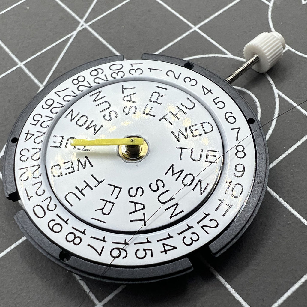 ISA317 Watch Quartz Movement 3 Hands Double Calendar