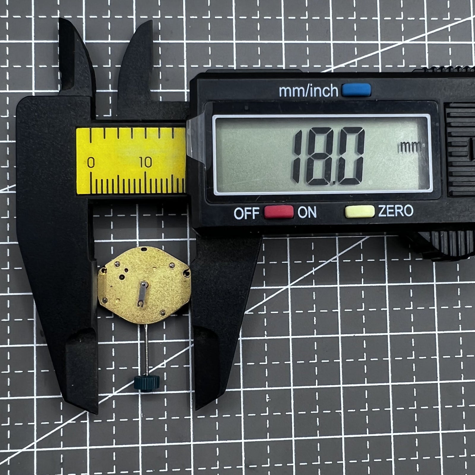 Swiss Ronda 1069 Golden Plated Quartz Watch Movement
