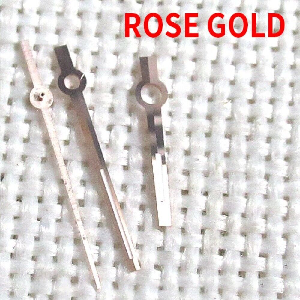 Rose Golden Trim Green Lume Watch Hands for 116234/126334/126331/116233