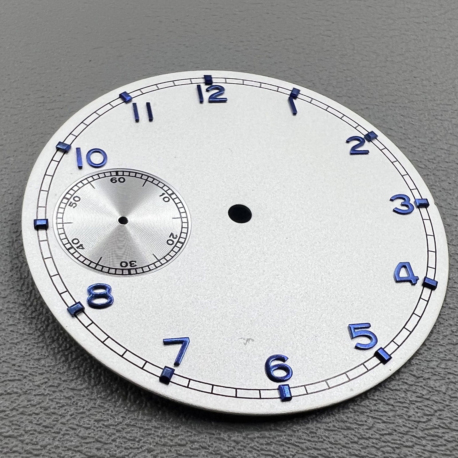 37mm Watch Dial White Pilot Suitable for ETA 6497 Movement No Logo BP08