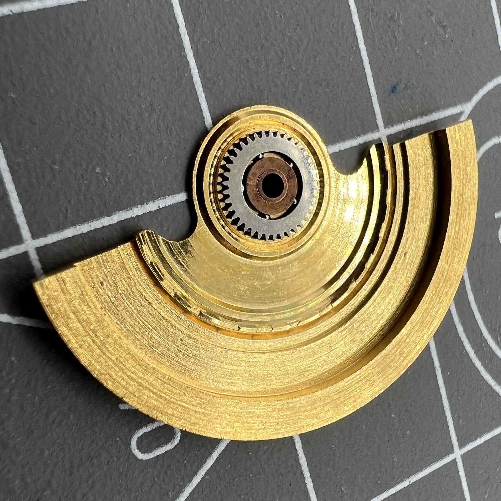 PT5000 Golden Rotor Oscillating Weight Generic for Movement ETA2824 PT5000