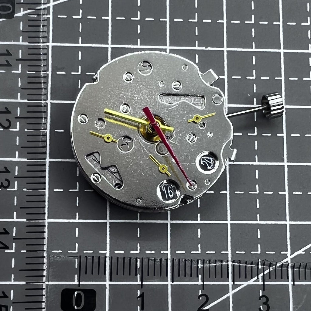 Seagull ST16 Mechanical Movement Watch Part Black Calendar 7 Hands Date at 6