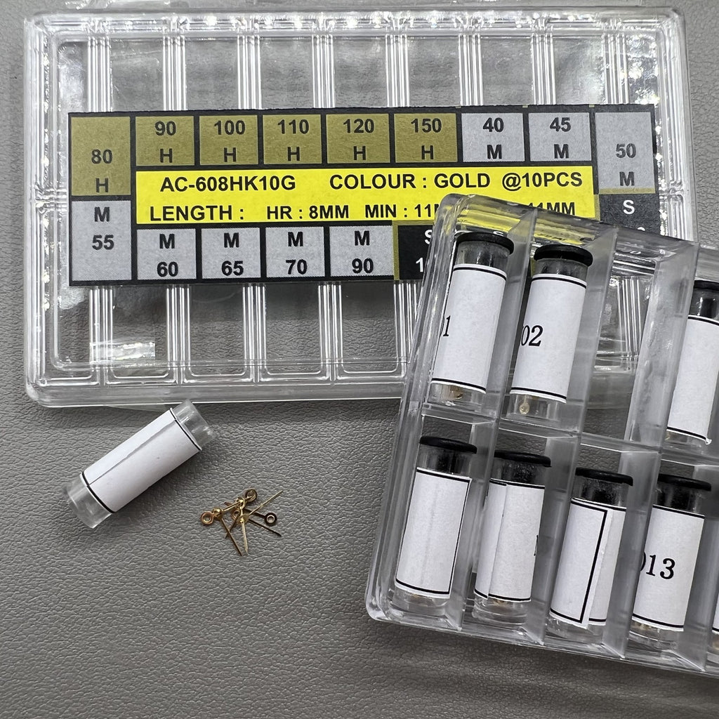 18 Sizes Golden Assortment Watch Hands Hour /minute /second Hands Set
