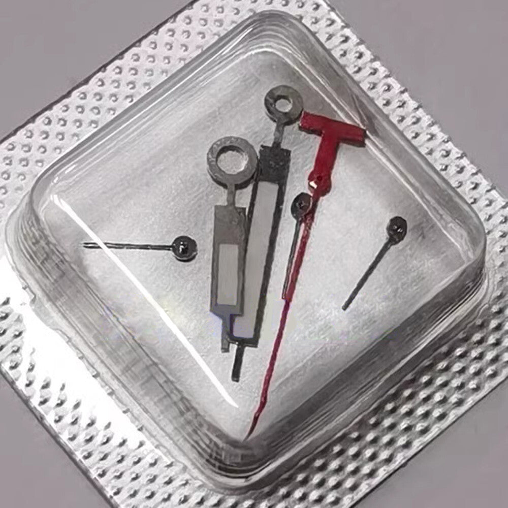Green Lume Silver Trim Watch Hands Set Fit for ETA G10.211 G10.212 Movement T044