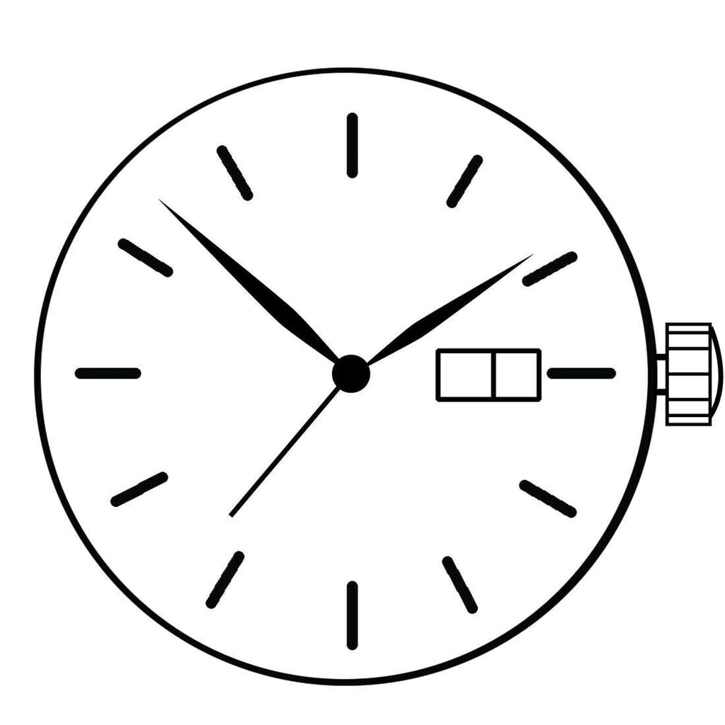 Ronda 507 Quartz Watch Movement Swiss Parts English & Chinese Character