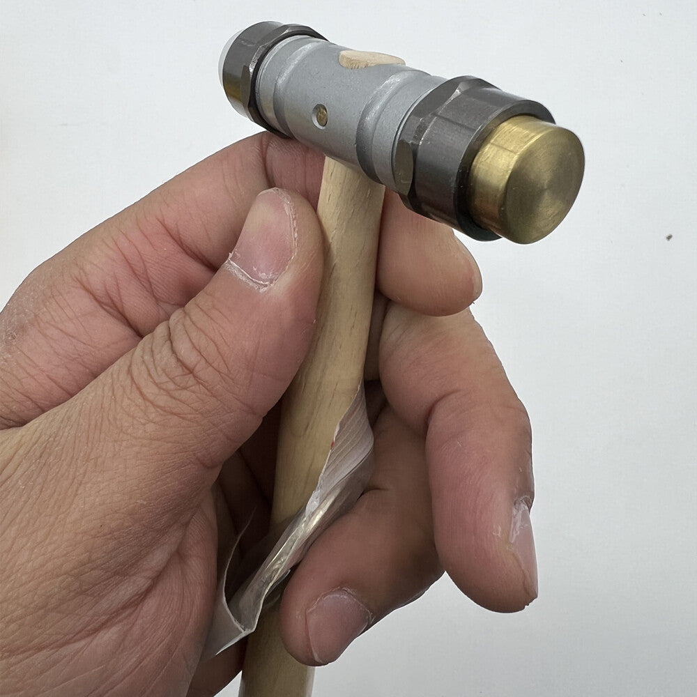 Bergeon 30417 Watchmaker Hammer With Replaceable Brass / Synthetic Ends