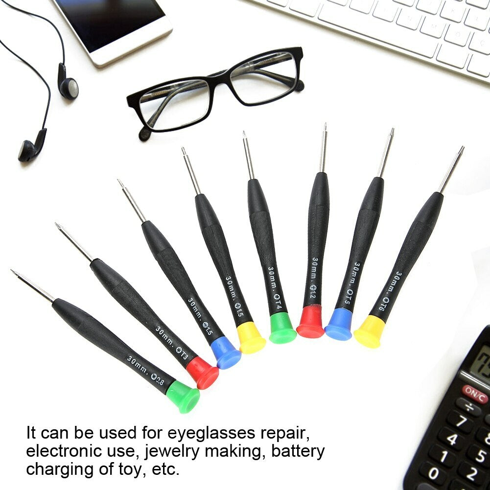 8pcs Screwdriver Electronic Watch Repair Jewelry Making Screwdrivers Set
