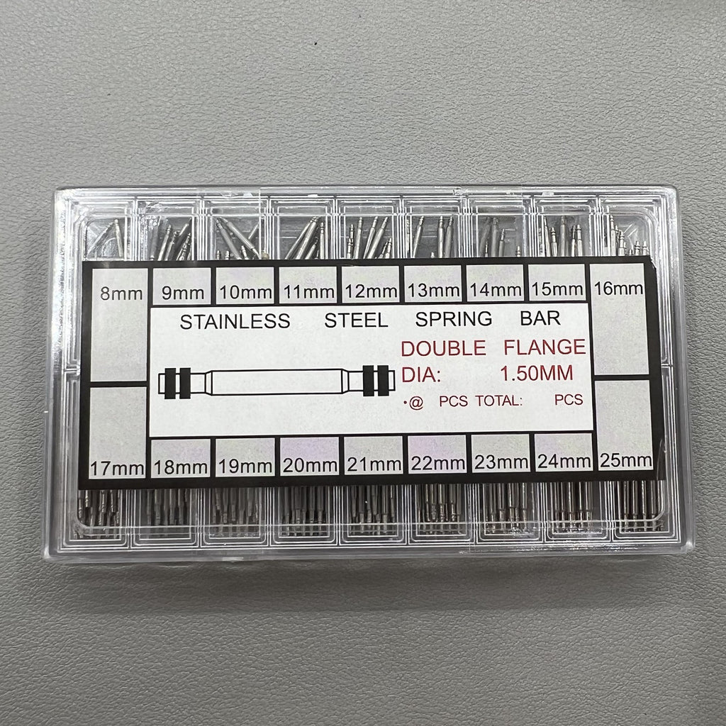 (360PCS) 8-25mm Watch Band Strap Spring Bars Stainless Steel Set Kit Link Pins