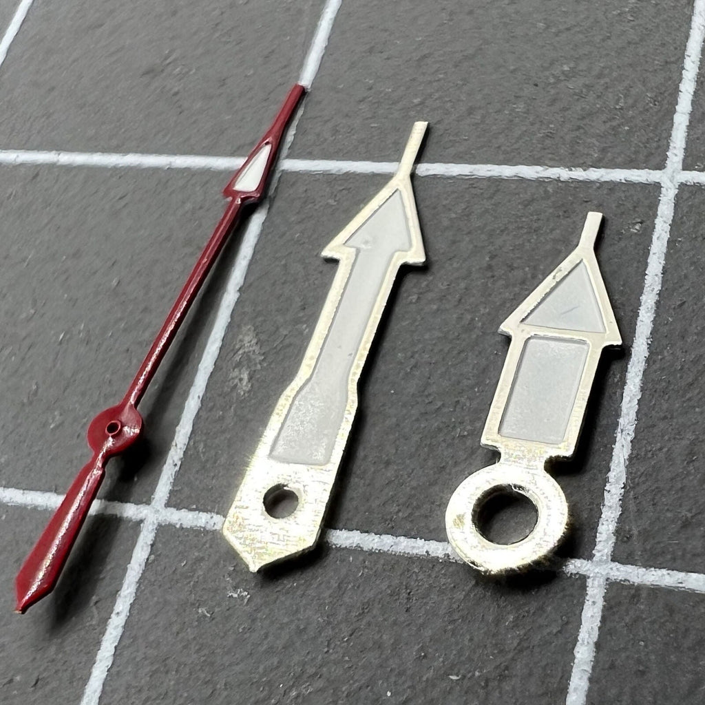2 Sets/Pack Luminous Red Second Watch Hands For Miyota 2035 Movement
