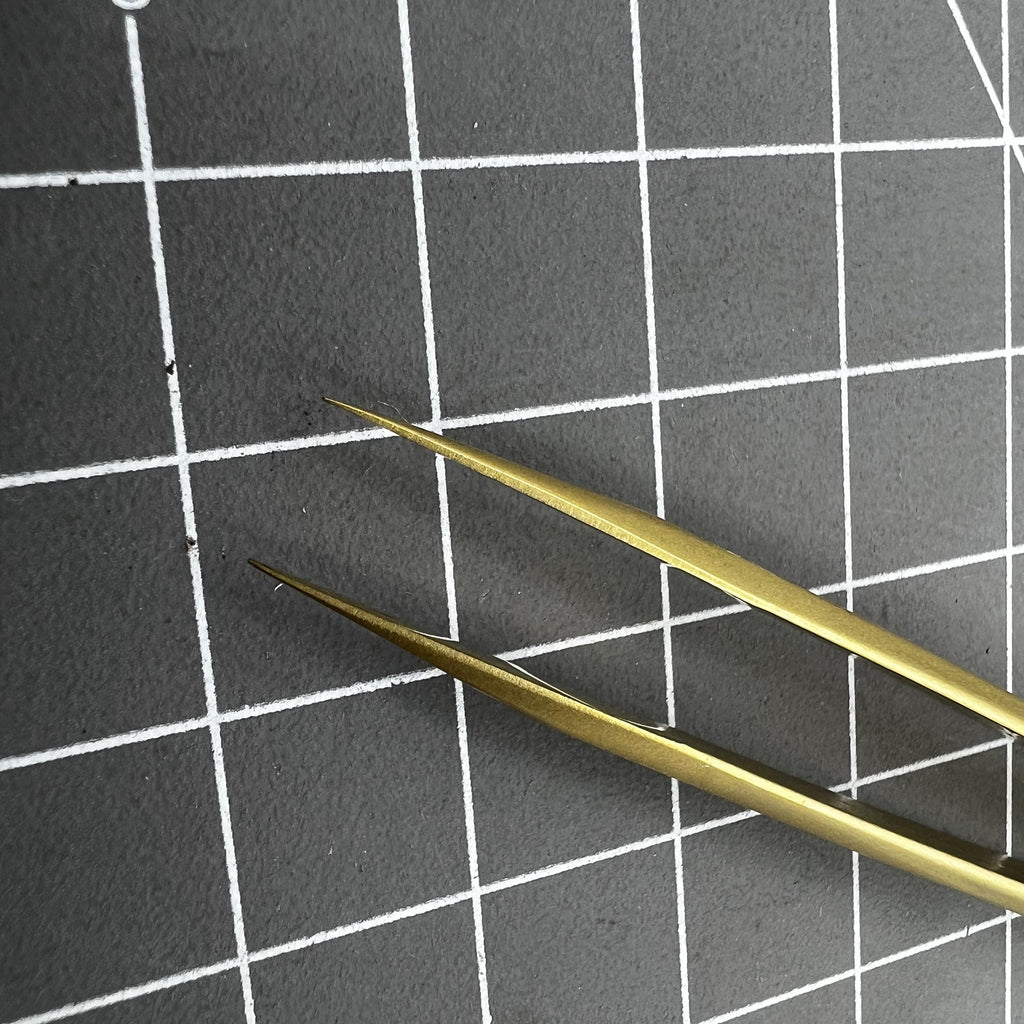 Swiss Bergeon 7422-PM-S5 Brass Anti-Magnetic Tweezers