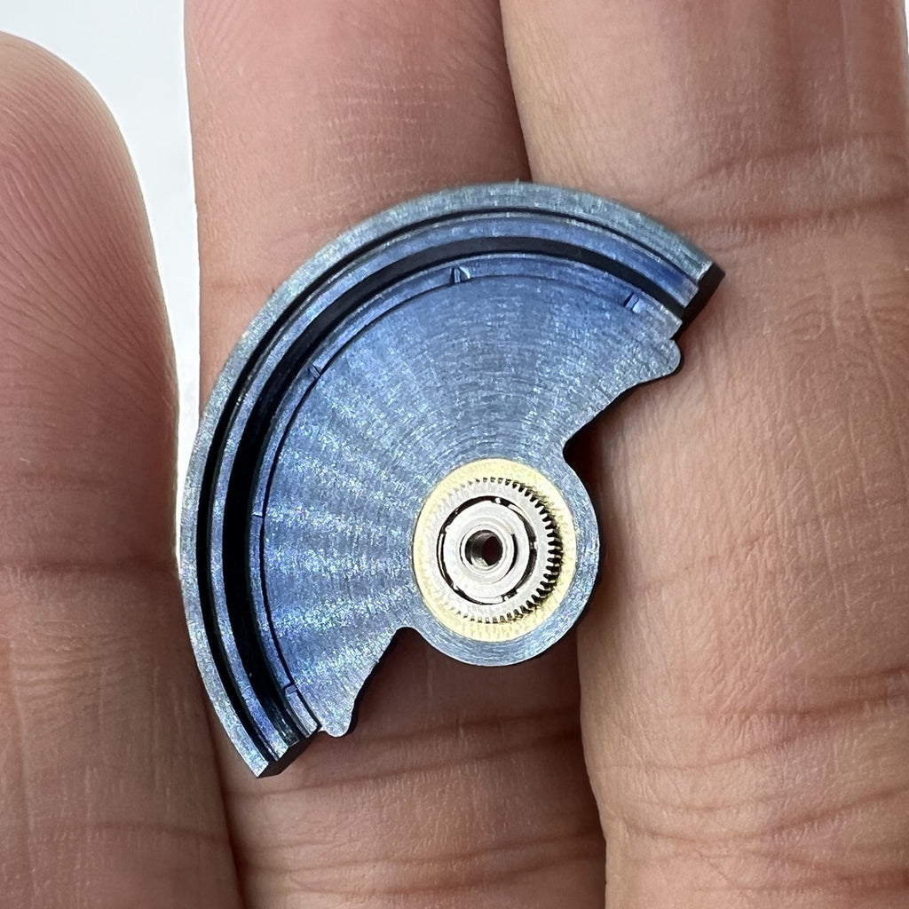 Blue Sea Wave Carved Rotor Oscillating Weight for Miyota NH35 NH36 Movement