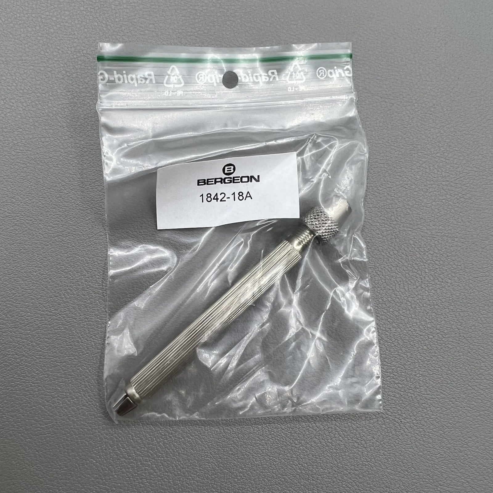 Swiss Bergeon 1842-18A Pin Vise with 2 Chucks 0 to 1.00mm and 0.80 to 2.00mm