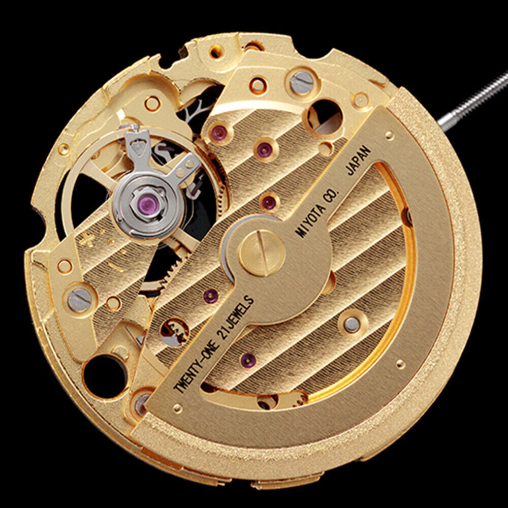 Miyota / Citizen 82S5 Golden Plated Japan Automatic Mechanical Movement
