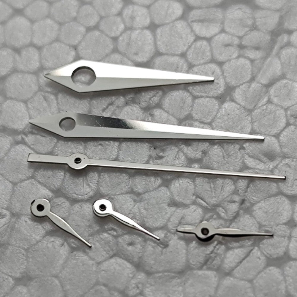 12.5X12X8X4mm Silver Arrow Shape Watch Hand Set for Seagull ST16 Movement