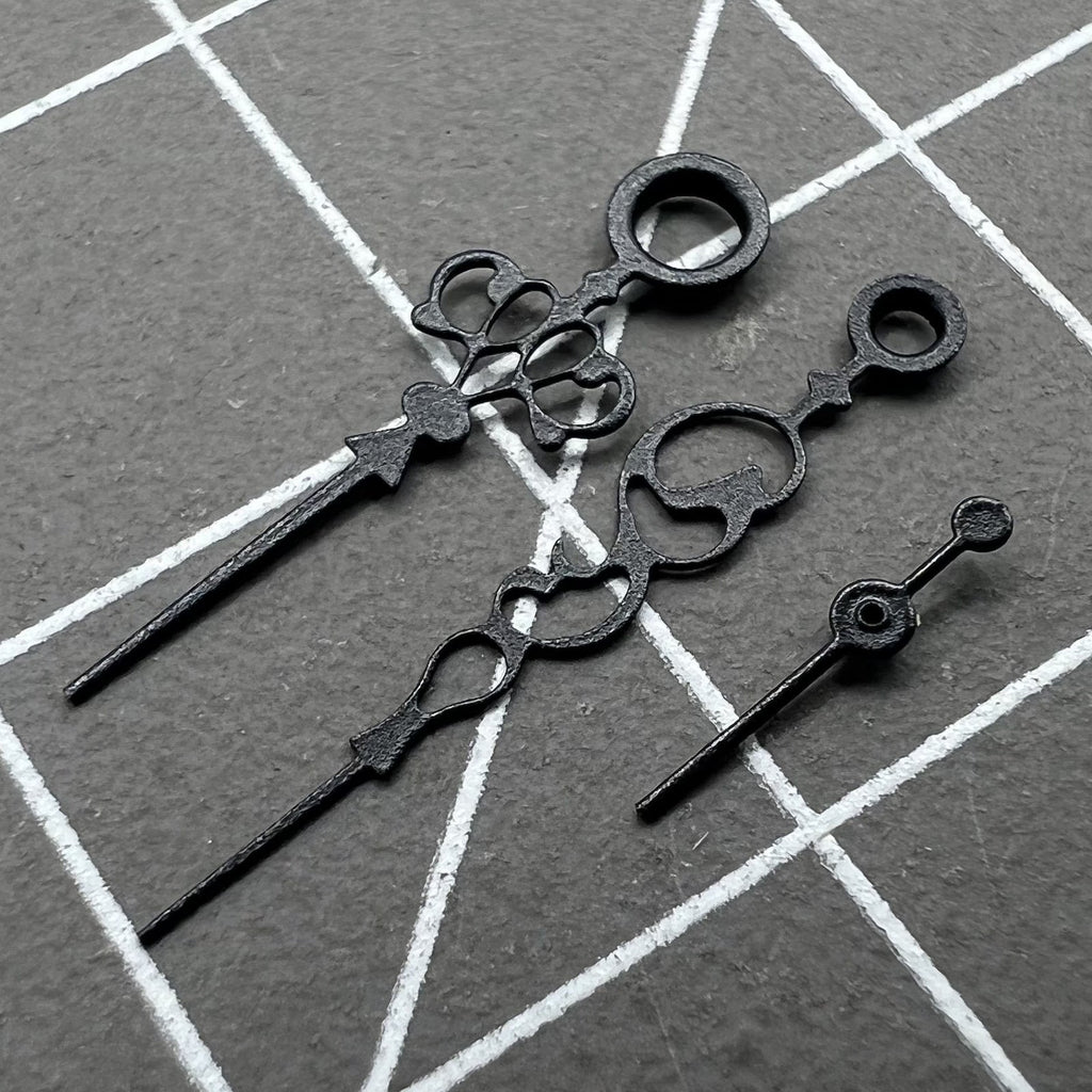 Black Floral Watch Hands Set for Seagull ST3600/ST3621/ETA6497/ETA6498 Movement