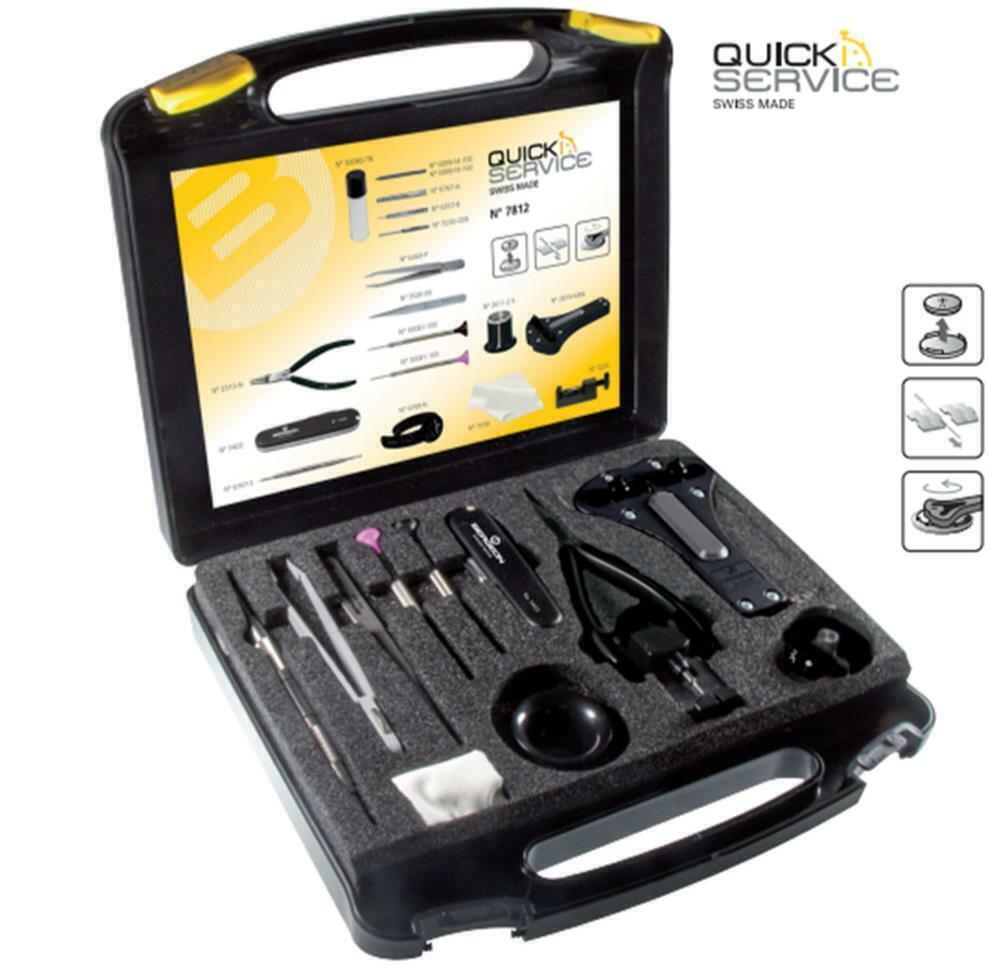 Bergeon 7812 Watchmakers Quick Service Tool Case Kit Watchmaker Watch Repair