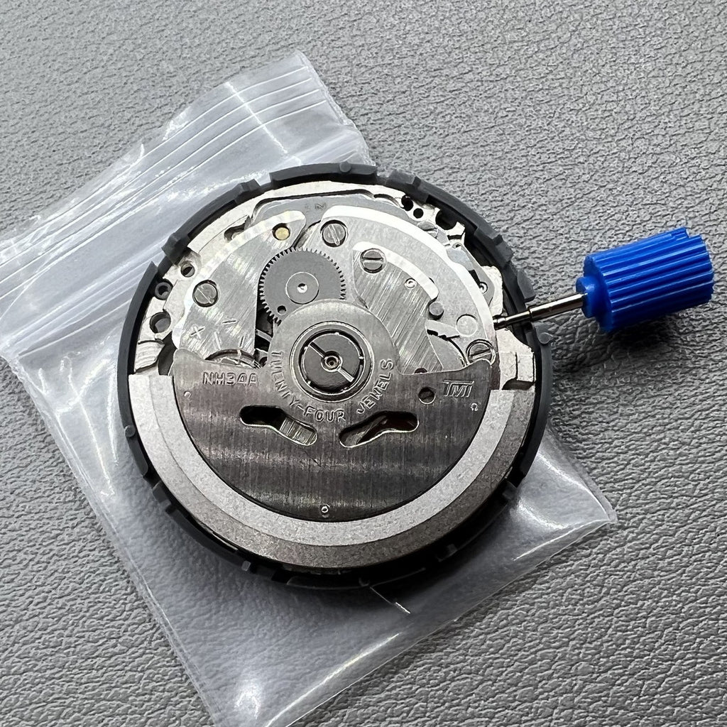Seiko NH34 Automatic Mechanical GMT Movement Hacking Seconds