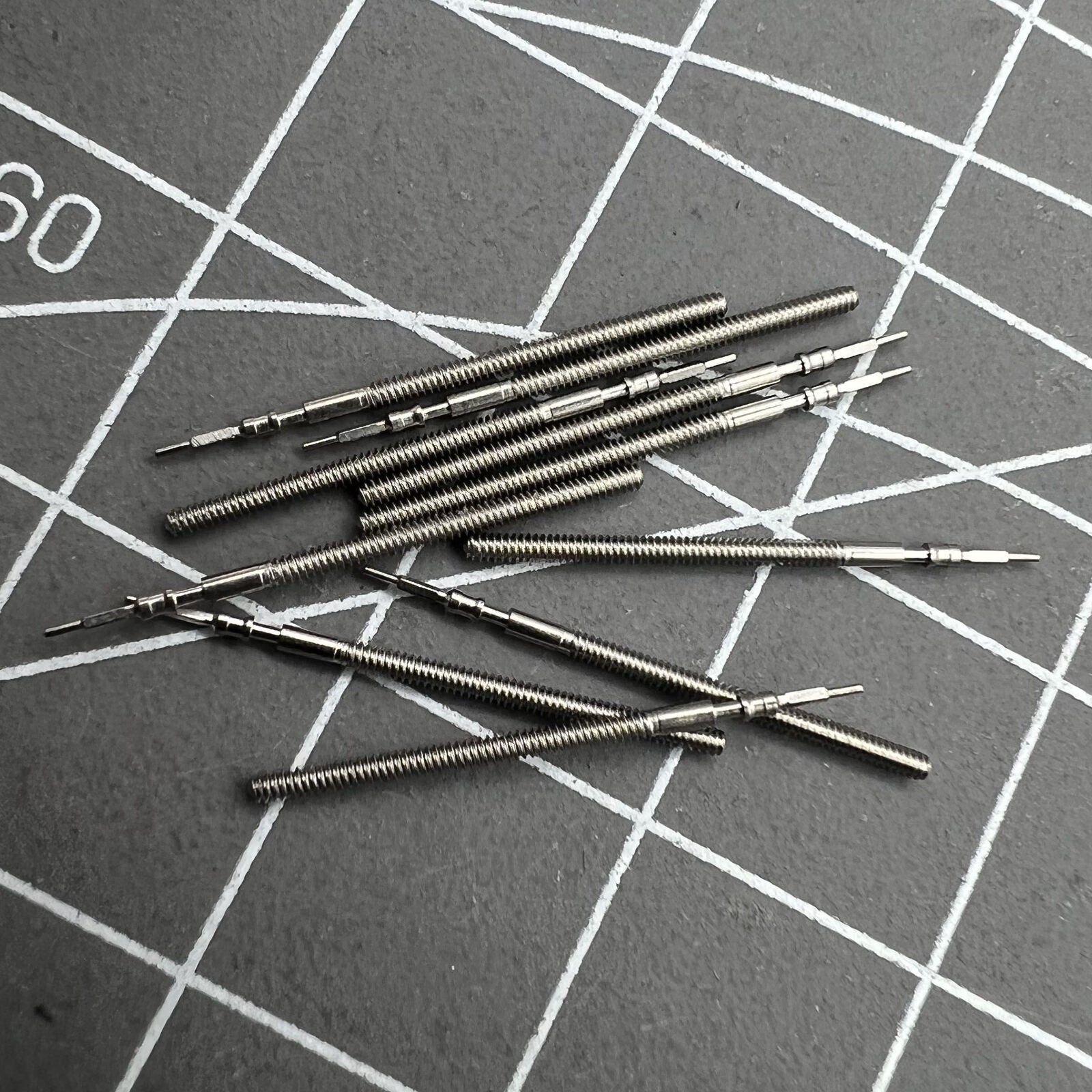 5 PIECES Watch Winding Stems Fit for Miyota 1N12 1M12 1L02 1M02 1L12