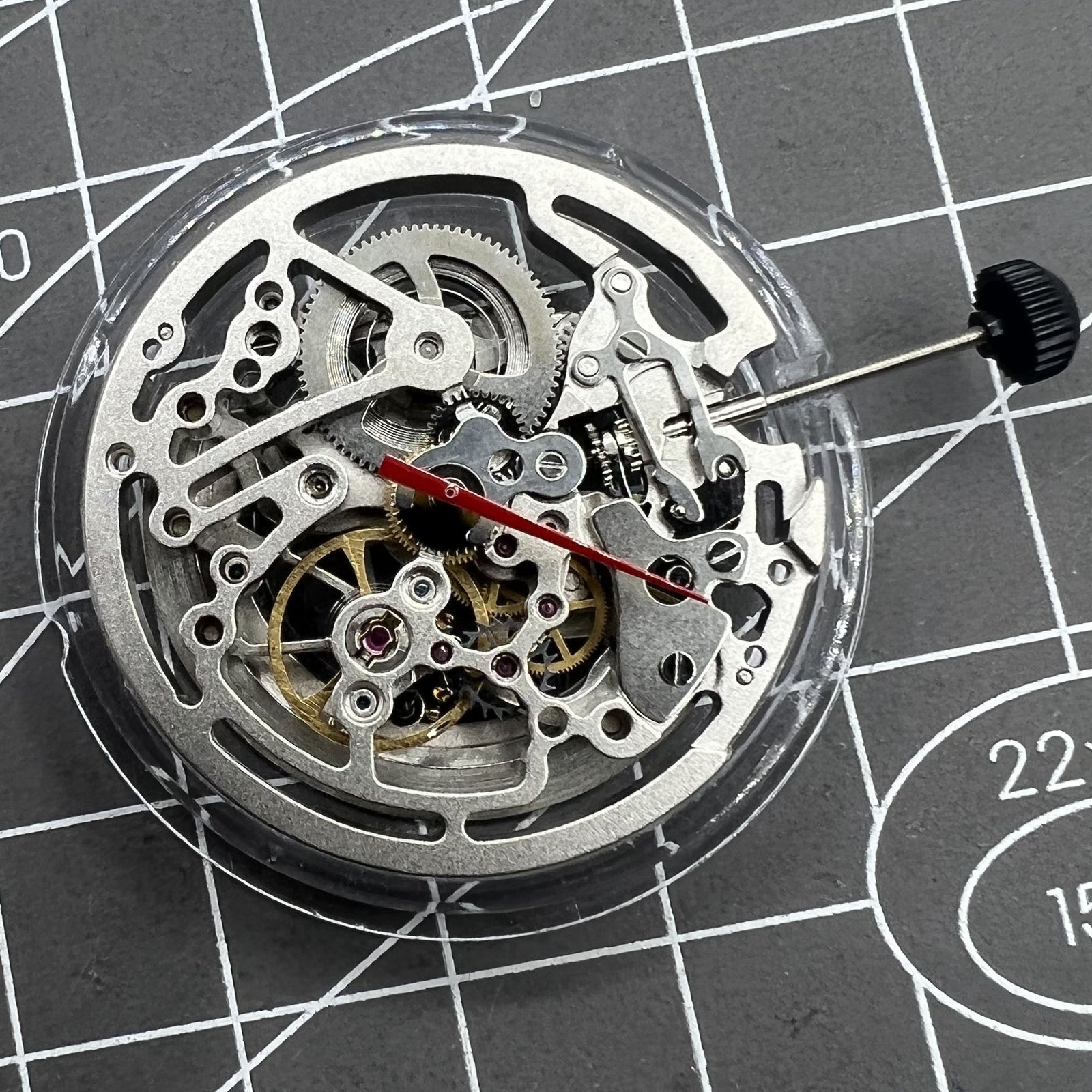 Seagull Silver TY2809 Automatic Mechanical Skeleton Watch Movement