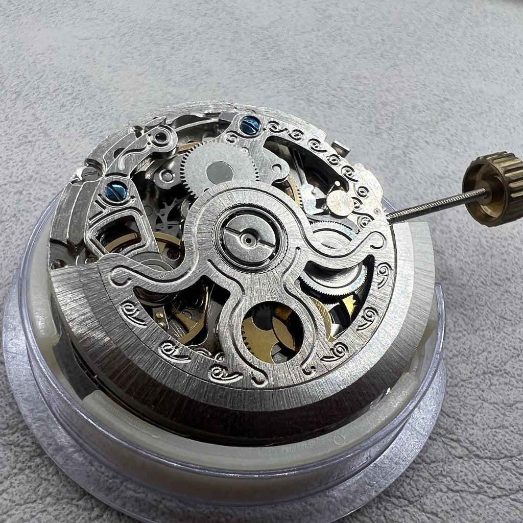 Hangzhou 2189 Silver Hollow Automatic Mechanical Movement